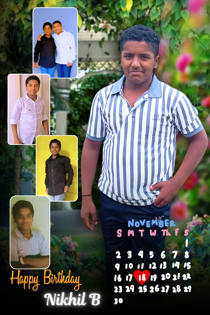 🎉 Birthday Customized Photo Frame – A Personalized Memory Gift